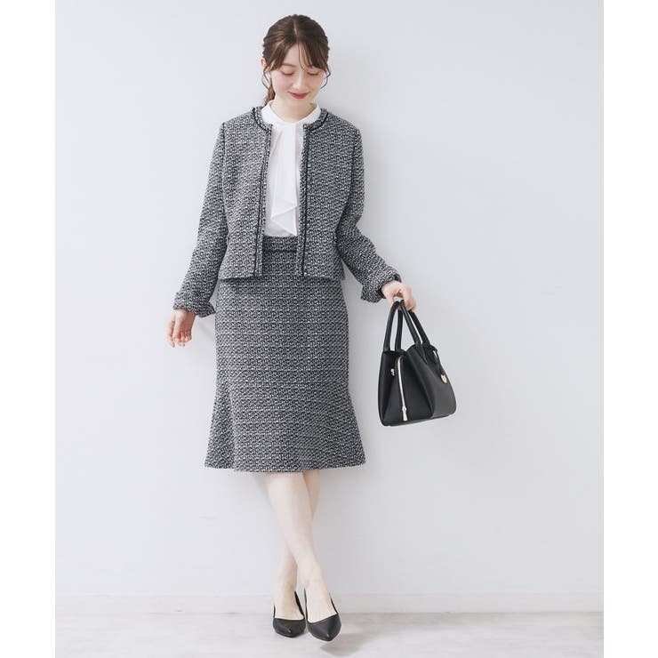 ≪通勤・セレモニー/セットアップ対応≫フレアツイードスカート【洗濯機OK】 | index | 詳細画像20 