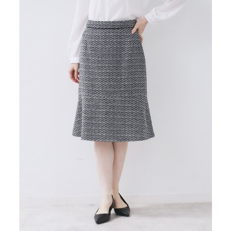 ≪通勤・セレモニー/セットアップ対応≫フレアツイードスカート【洗濯機OK】 | index | 詳細画像24 