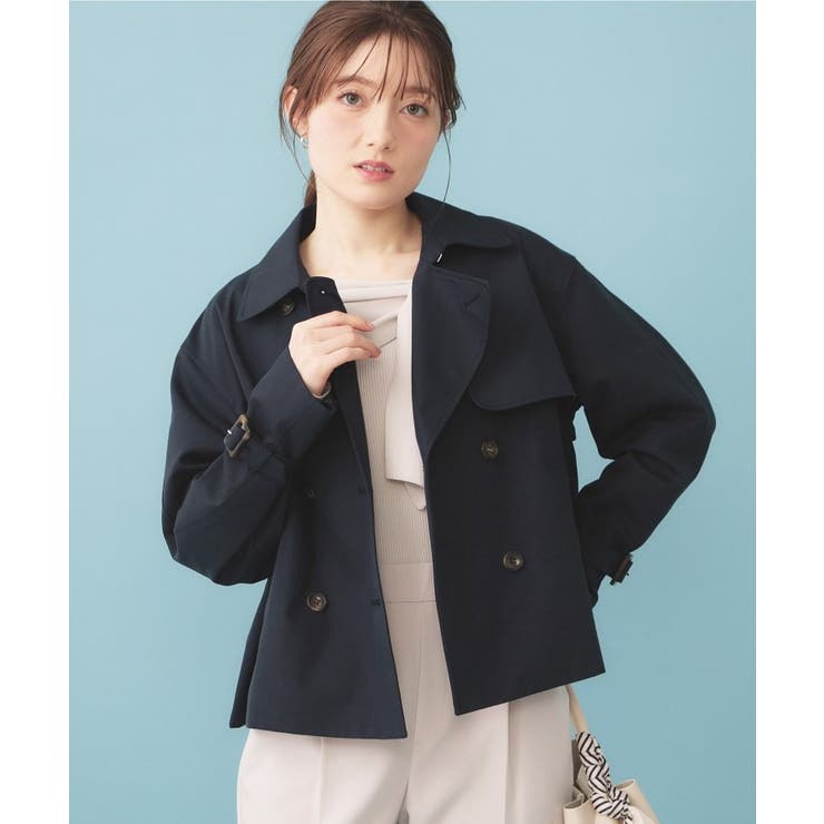 キャンディスリーブショートトレンチコート【洗濯機OK 撥水 防花粉】《5col》 | index | 詳細画像17 