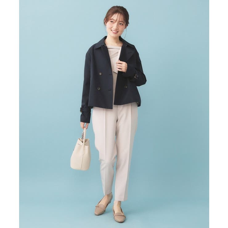 キャンディスリーブショートトレンチコート【洗濯機OK 撥水 防花粉】《5col》 | index | 詳細画像18 