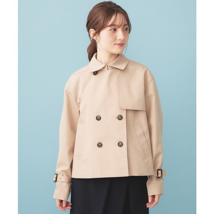 キャンディスリーブショートトレンチコート【洗濯機OK 撥水 防花粉】《5col》 | index | 詳細画像31 