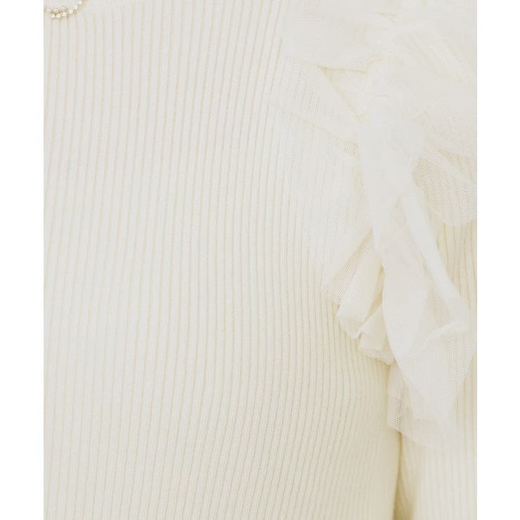 ショルダーチュールフリルハイネックニット【洗濯機OK/抗ピル】 | index | 詳細画像5 