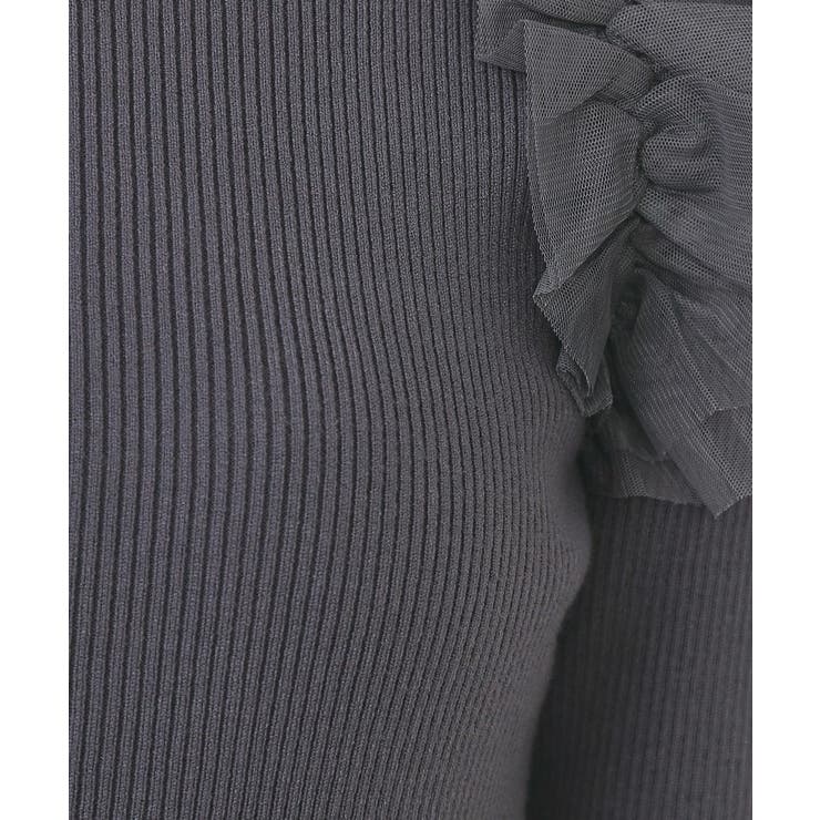 ショルダーチュールフリルハイネックニット【洗濯機OK/抗ピル】 | index | 詳細画像9 