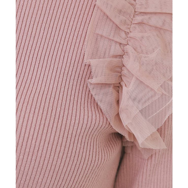 ショルダーチュールフリルハイネックニット【洗濯機OK/抗ピル】 | index | 詳細画像13 