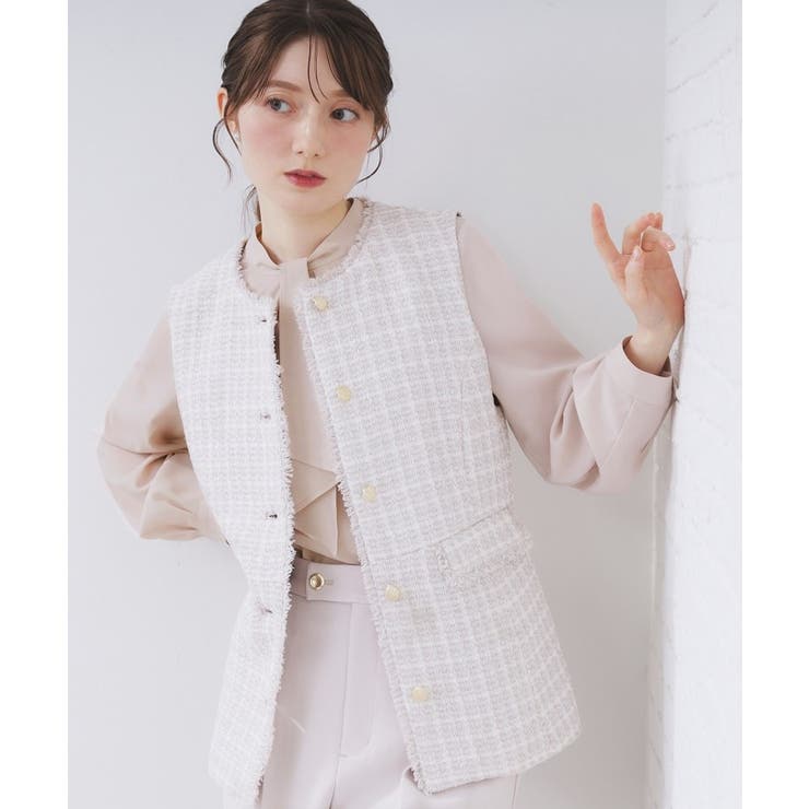 ボウタイタックブラウス【洗濯機OK/防シワ】《XS～3L》 | index | 詳細画像15 