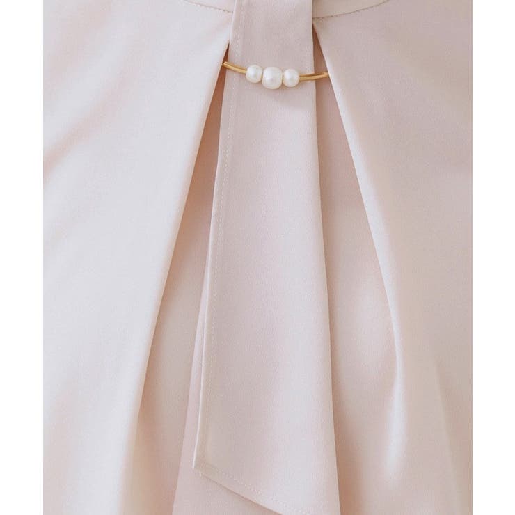 ボウタイタックブラウス【洗濯機OK/防シワ】《XS～3L》 | index | 詳細画像17 