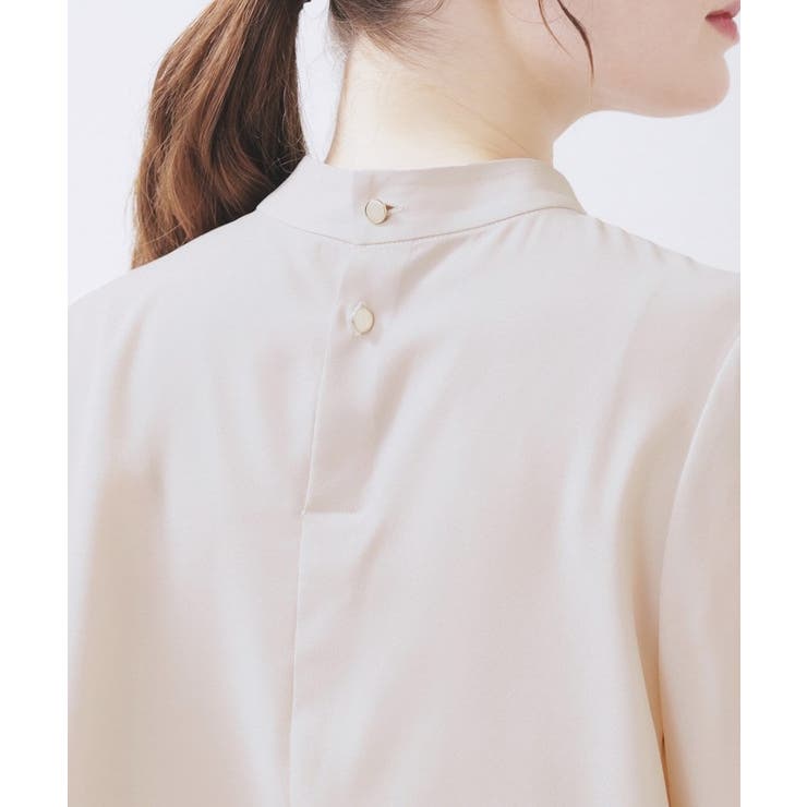 ボウタイタックブラウス【洗濯機OK/防シワ】《XS～3L》 | index | 詳細画像31 