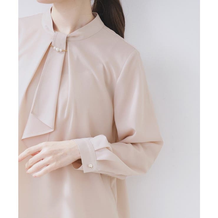 ボウタイタックブラウス【洗濯機OK/防シワ】《XS～3L》 | index | 詳細画像32 