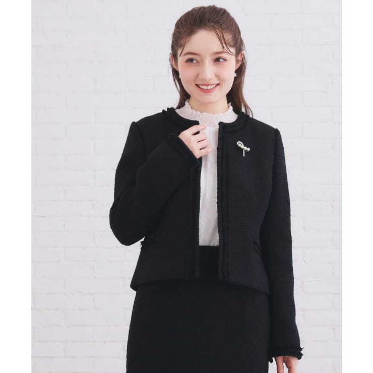 フリルハイネックレーストップス【洗濯機OK】 | index | 詳細画像1 