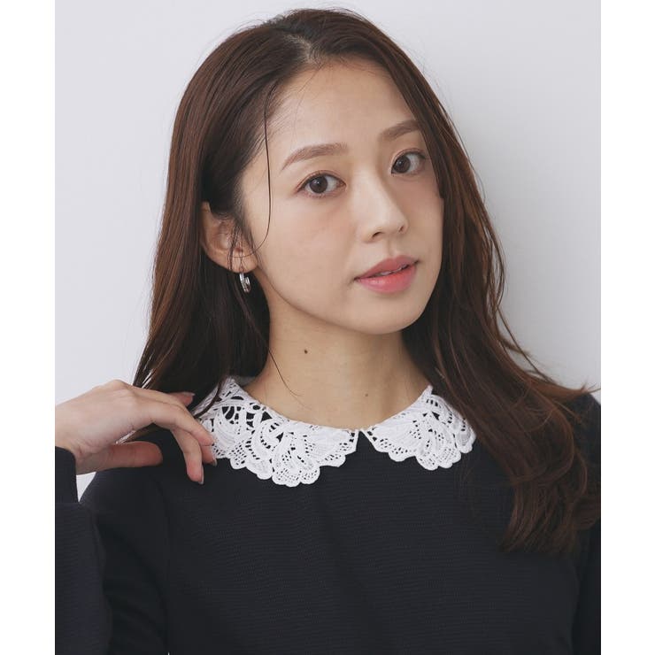 レース衿付きピケジャージトップス【洗濯機OK】 | index | 詳細画像8 