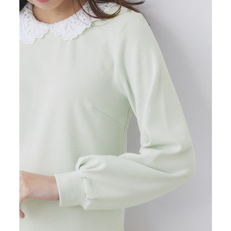 レース衿付きピケジャージトップス【洗濯機OK】 | index | 詳細画像27 