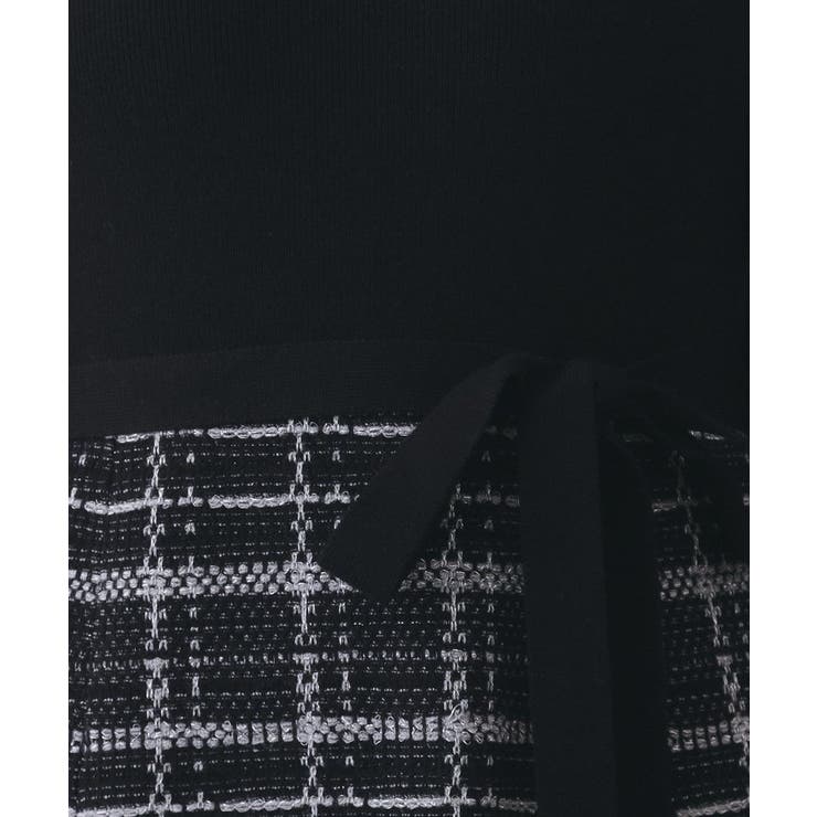 チェックラメジャカードニットワンピース | index | 詳細画像8 