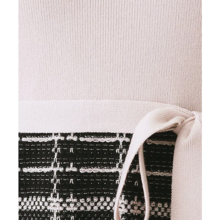 チェックラメジャカードニットワンピース | index | 詳細画像15 