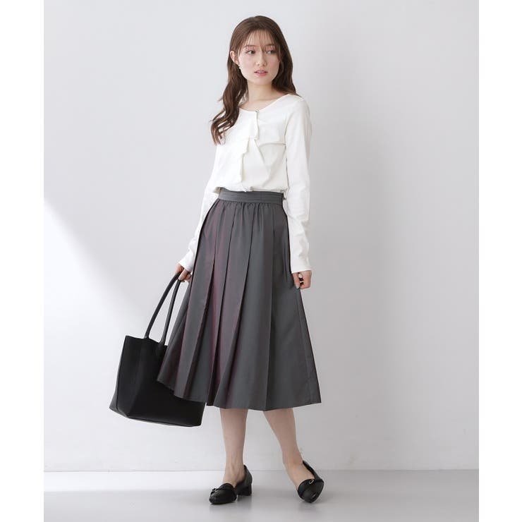 ポリシャンブレータックフレアスカート【洗濯機OK】 | index | 詳細画像2 