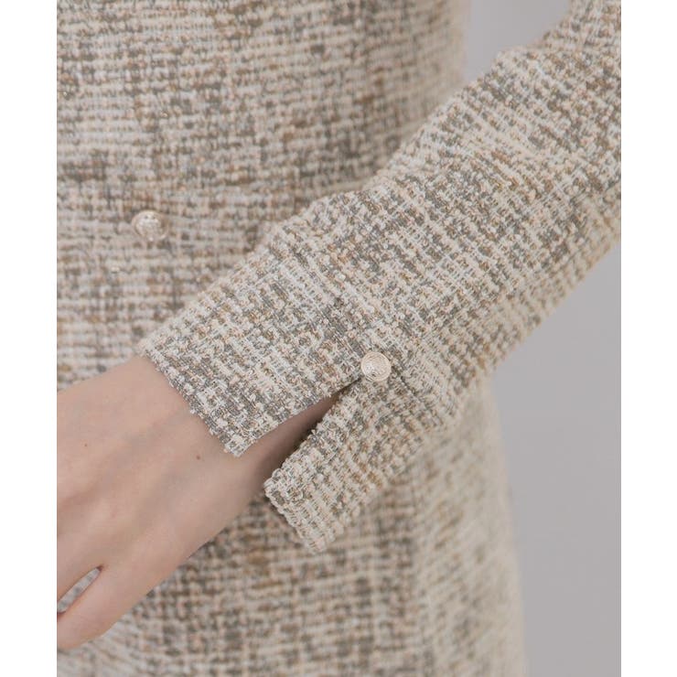 ミックスツィードフレアワンピース【洗える イージーアイロン ストレッチ】《S～3… | index | 詳細画像19 