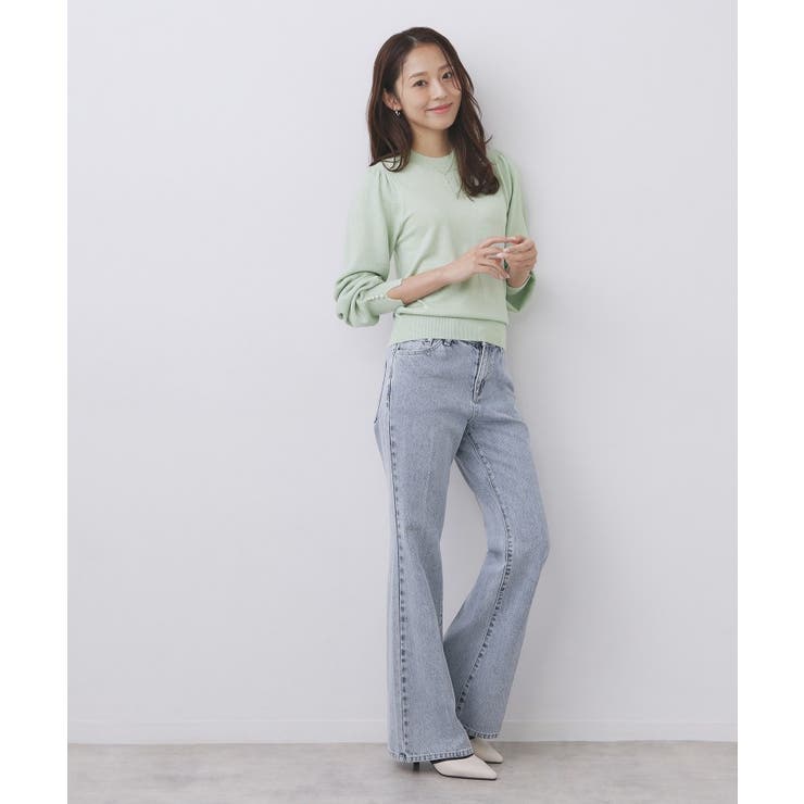 柄編みスリーブハイネックニット【洗濯機OK】 | index | 詳細画像11 