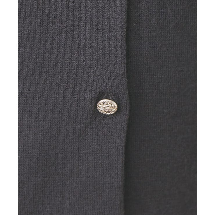 柄編みクルーネックカーディガン【洗濯機OK】《7col》 | index | 詳細画像24 