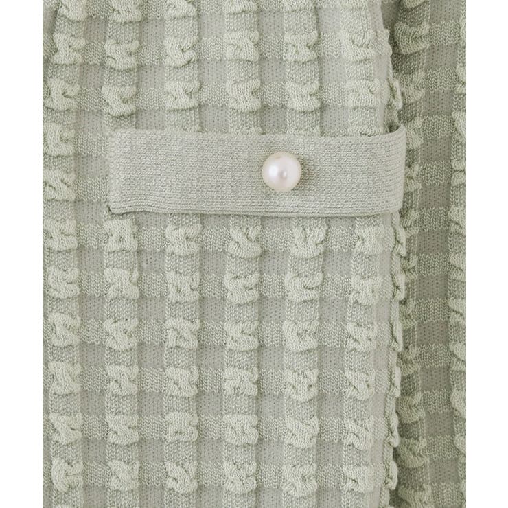 チェックジャカードカーディガン【洗濯機OK】 | index | 詳細画像8 