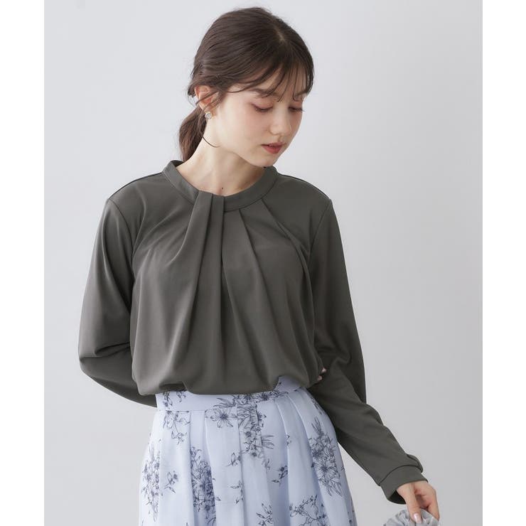 ランダムタックトップス【洗濯機OK/吸水速乾/接触冷感/UVケア】《5col》 | index | 詳細画像13 