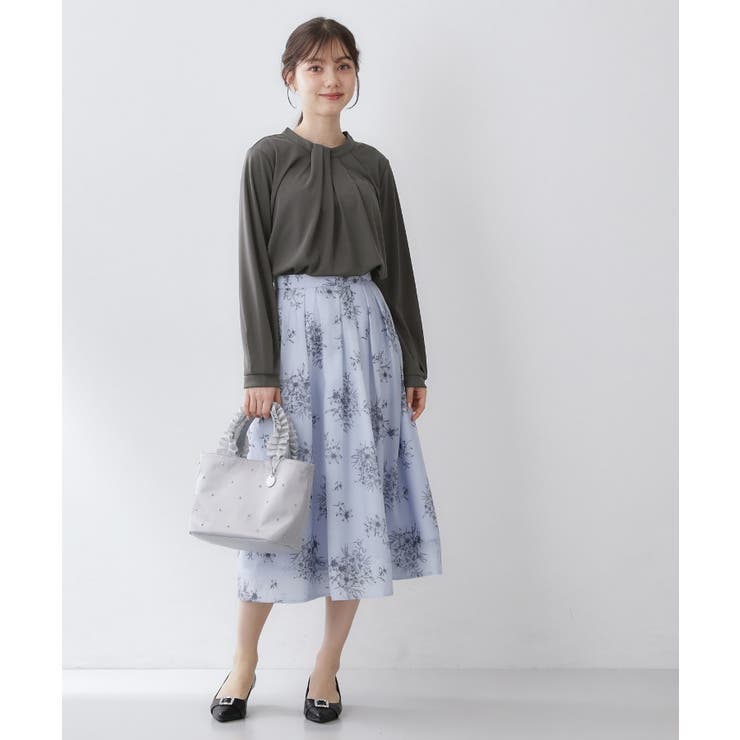 ランダムタックトップス【洗濯機OK/吸水速乾/接触冷感/UVケア】《5col》 | index | 詳細画像14 