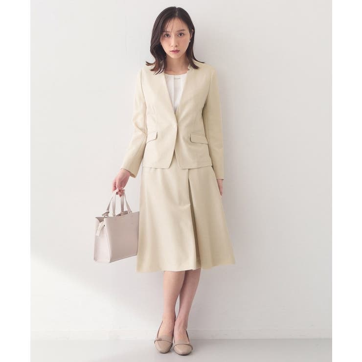 ノーカラージャケット セットアップ対応可【洗える 接触冷感 | index | 詳細画像17 