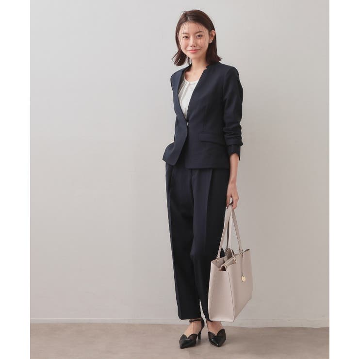 ノーカラージャケット セットアップ対応可【洗える 接触冷感 | index | 詳細画像24 