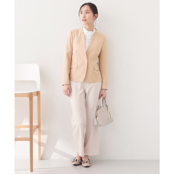 ノーカラージャケット セットアップ対応可【洗える 接触冷感 | index | 詳細画像31 