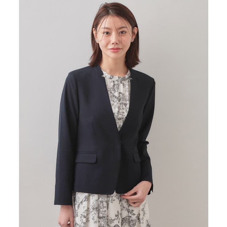 ノーカラージャケット セットアップ対応可【洗える 接触冷感 | index | 詳細画像33 