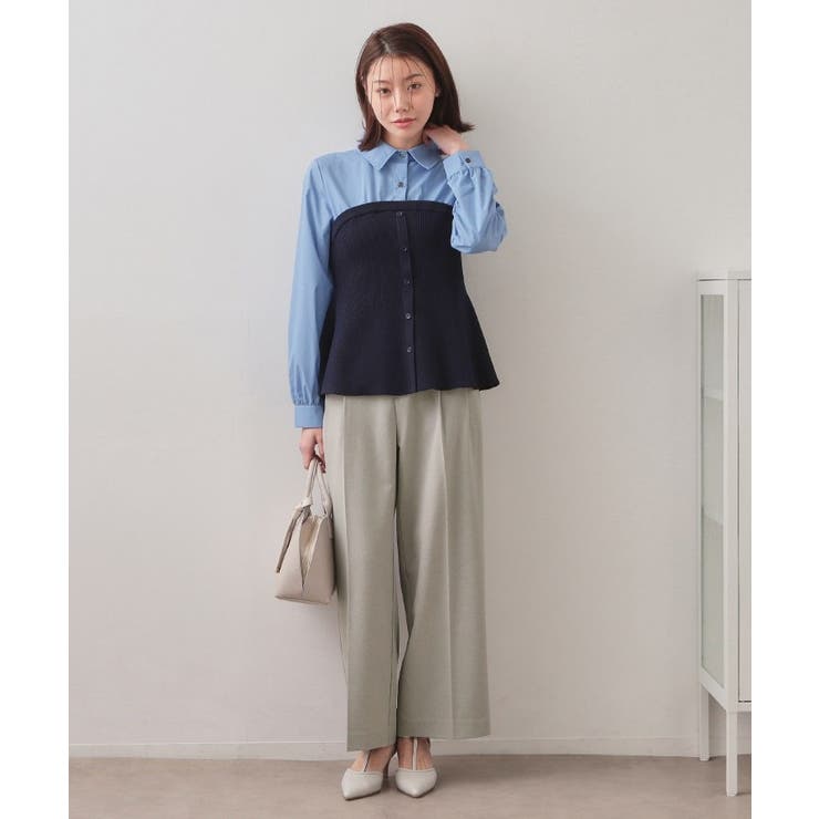 ストレッチ2タックワイドパンツ セットアップ対応可【洗濯機OK 接触冷感 | index | 詳細画像7 