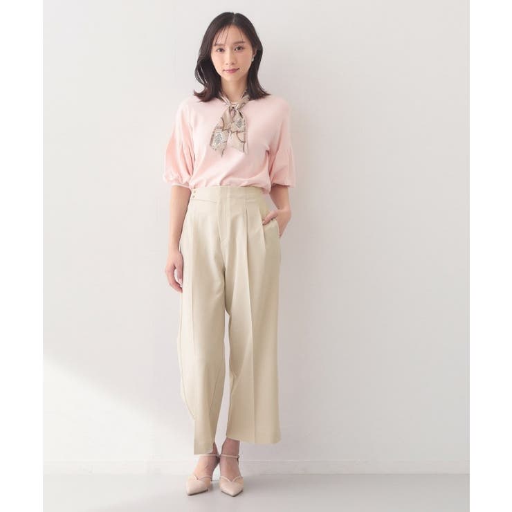 ストレッチ2タックワイドパンツ セットアップ対応可【洗濯機OK 接触冷感 | index | 詳細画像12 