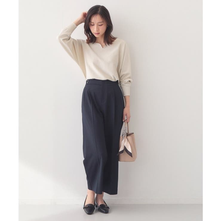 ストレッチ2タックワイドパンツ セットアップ対応可【洗濯機OK 接触冷感 | index | 詳細画像18 