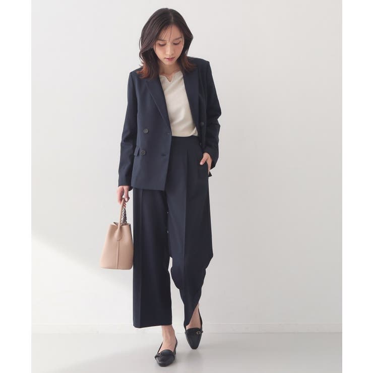 ストレッチ2タックワイドパンツ セットアップ対応可【洗濯機OK 接触冷感 | index | 詳細画像20 