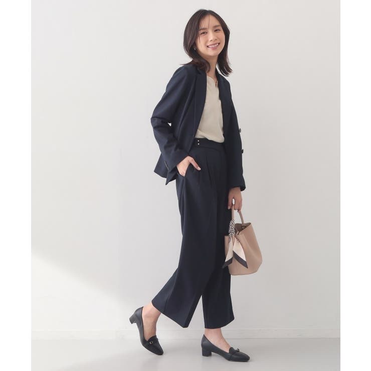 ストレッチ2タックワイドパンツ セットアップ対応可【洗濯機OK 接触冷感 | index | 詳細画像21 