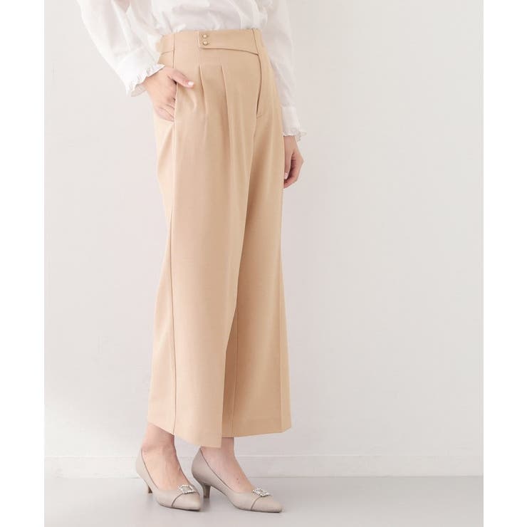 オレンジ(865) | ストレッチ2タックワイドパンツ セットアップ対応可【洗濯機OK 接触冷感 | index