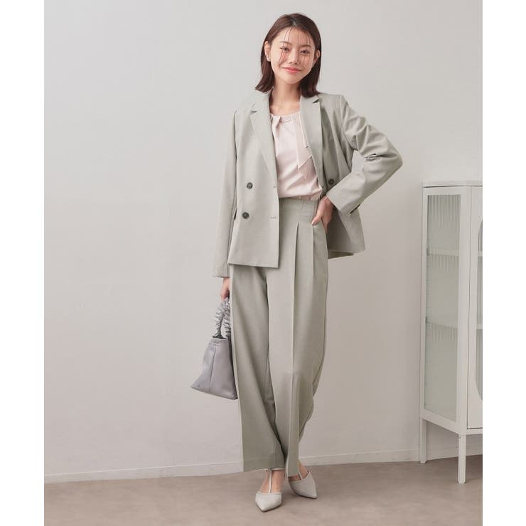 ダブルブレストジャケット セットアップ対応可【洗える 接触冷感 | index | 詳細画像7 