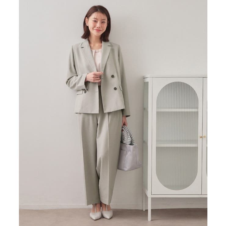 ダブルブレストジャケット セットアップ対応可【洗える 接触冷感 | index | 詳細画像8 