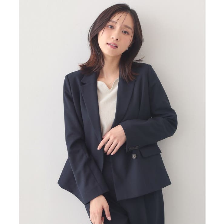 ダブルブレストジャケット セットアップ対応可【洗える 接触冷感 | index | 詳細画像18 
