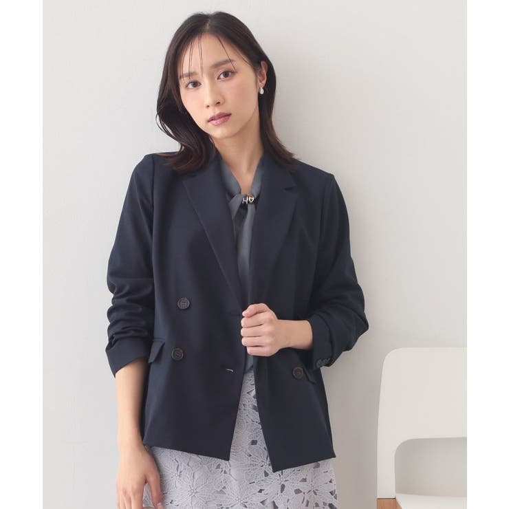 ダブルブレストジャケット セットアップ対応可【洗える 接触冷感 | index | 詳細画像19 