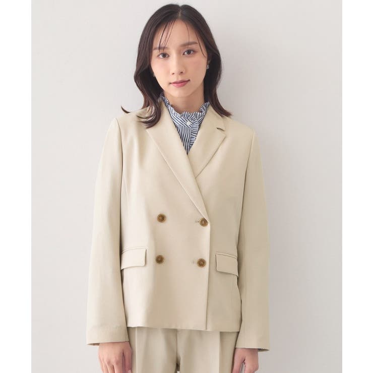 ダブルブレストジャケット セットアップ対応可【洗える 接触冷感 | index | 詳細画像32 