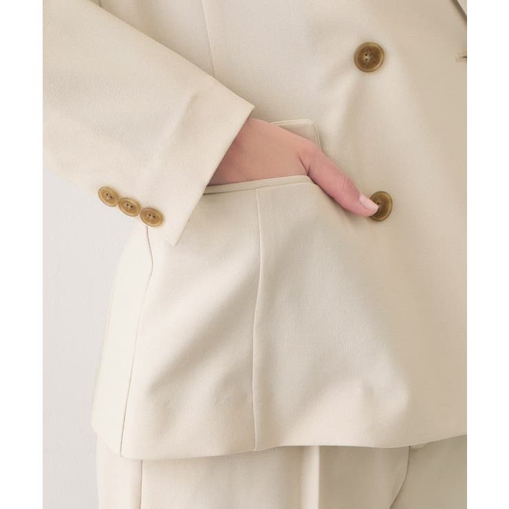 ダブルブレストジャケット セットアップ対応可【洗える 接触冷感 | index | 詳細画像37 