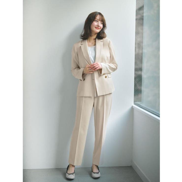 ダブルブレストジャケット セットアップ対応可【洗える 接触冷感 | index | 詳細画像3 