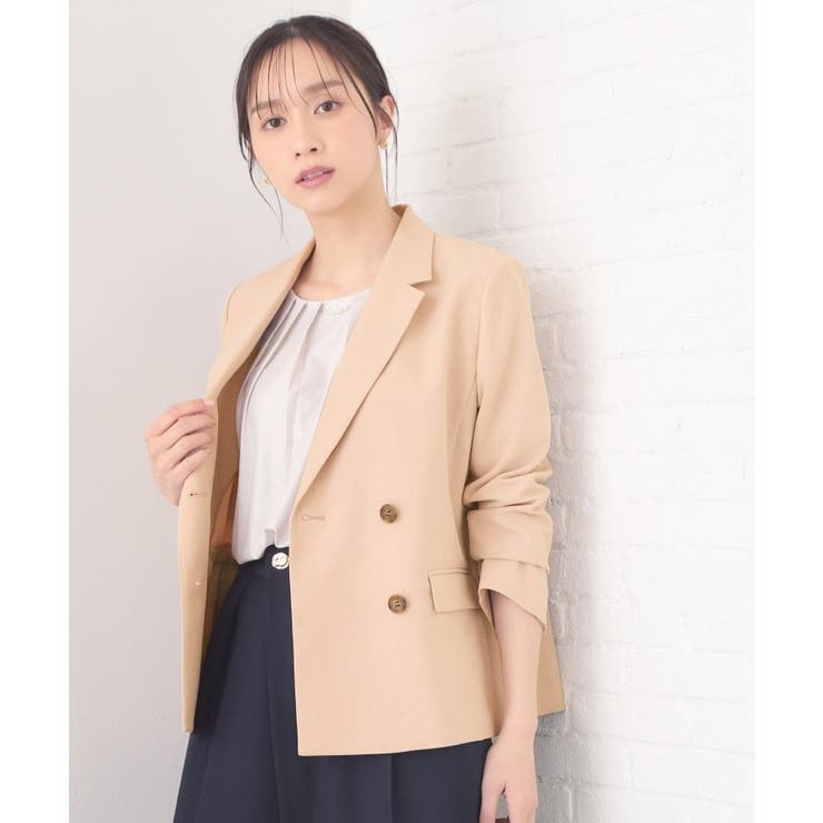 オレンジ(865) | ダブルブレストジャケット セットアップ対応可【洗える 接触冷感 | index