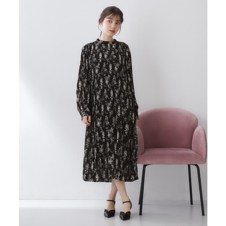 ベルト付きプリーツフレアワンピース【洗濯機OK イージーアイロン 防シワ】《5c… | index | 詳細画像18 