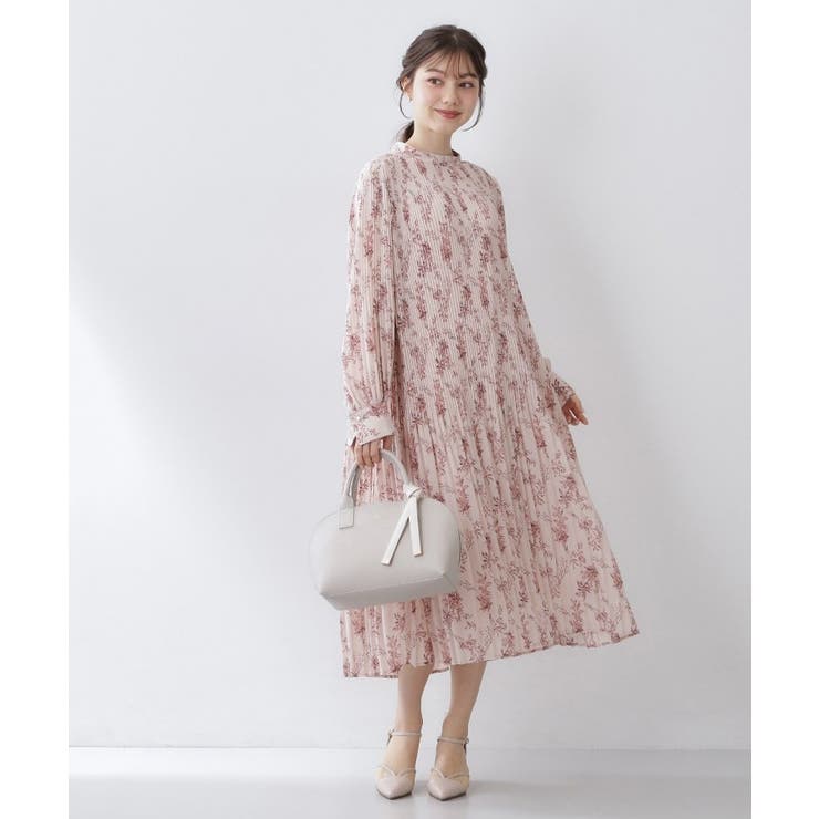 ベルト付きプリーツフレアワンピース【洗濯機OK イージーアイロン 防シワ】《5c… | index | 詳細画像26 