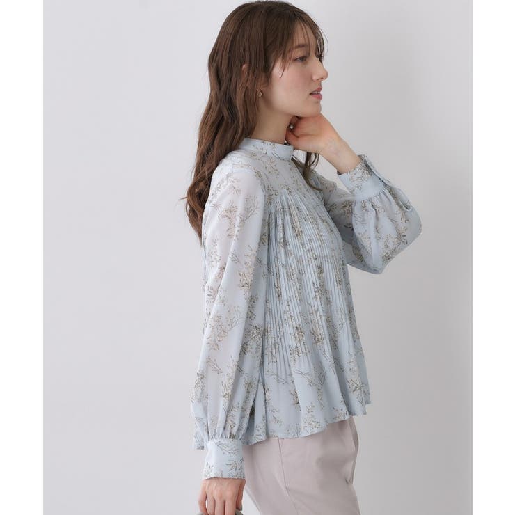 エアリープリーツスタンドカラーブラウス【洗濯機OK イージーアイロン 防シワ】《… | index | 詳細画像9 