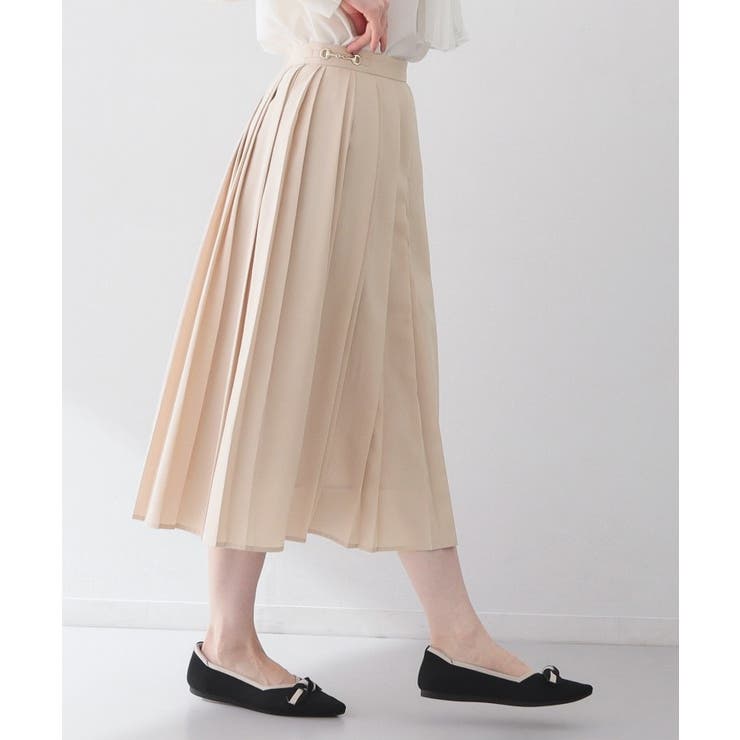 ビット付きダブルプリーツスカート【洗濯機OK/イージーアイロン】 | index | 詳細画像5 