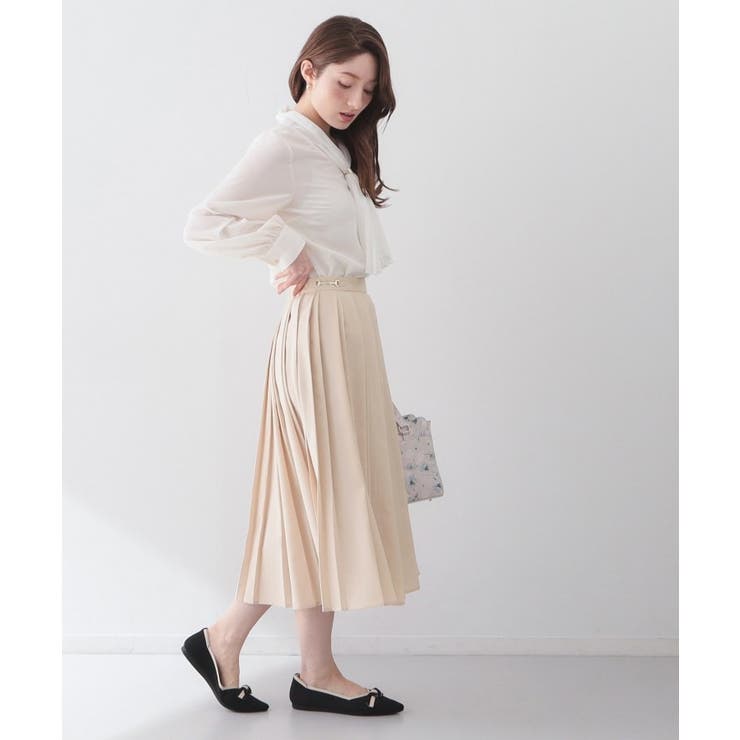 ビット付きダブルプリーツスカート【洗濯機OK/イージーアイロン】 | index | 詳細画像7 