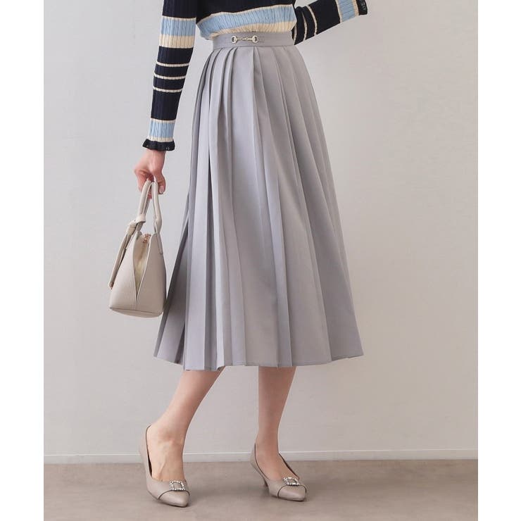 ビット付きダブルプリーツスカート【洗濯機OK/イージーアイロン】 | index | 詳細画像9 