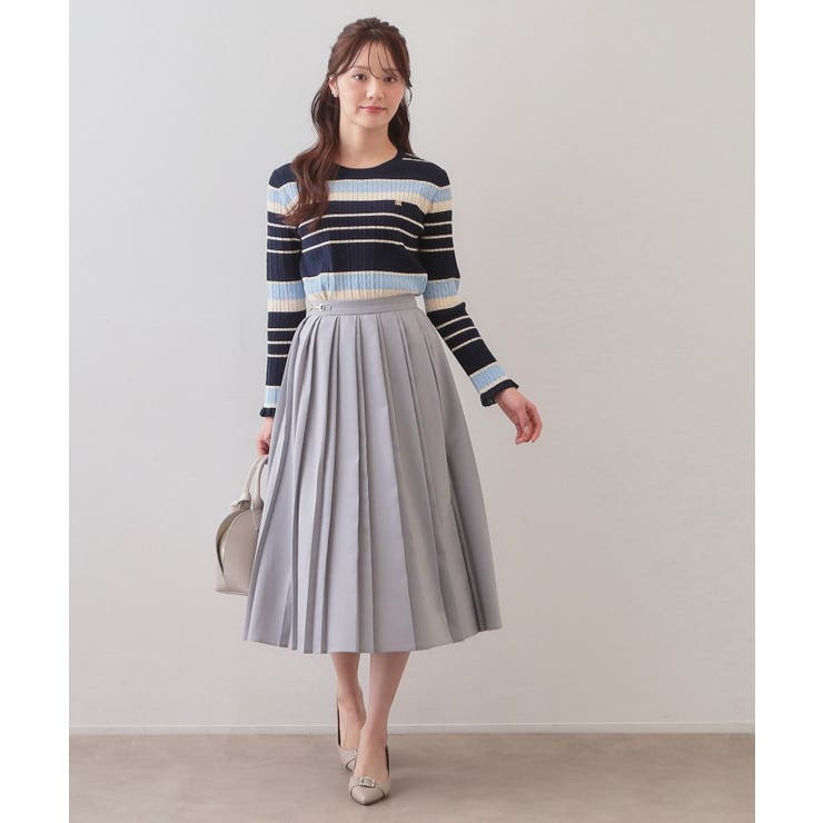 ビット付きダブルプリーツスカート【洗濯機OK/イージーアイロン】 | index | 詳細画像10 