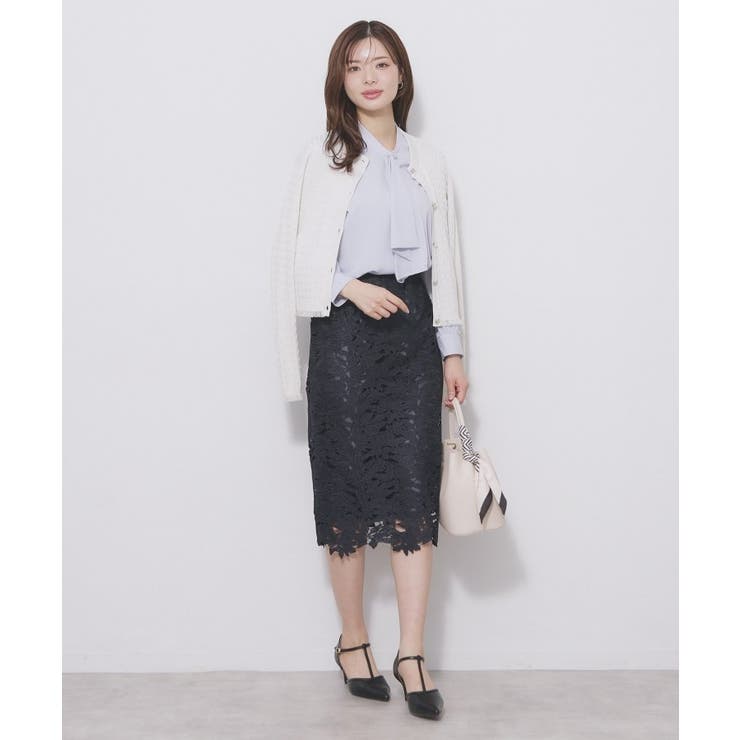 アシンメトリーボウタイブラウス【洗濯機OK イージーアイロン 防シワ】《XS～L… | index | 詳細画像6 